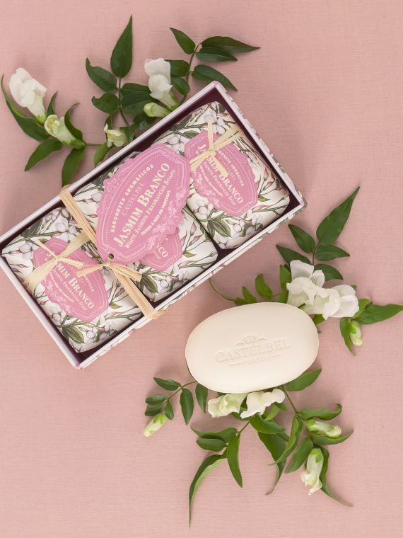 Castelbel Ambiente White Jasmine Aromatic Soap Set of 3 (150g x 3)
